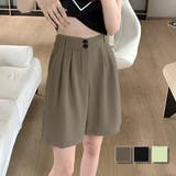 タック入りショートパンツ レディース ボトムス | Amulet | 詳細画像1 