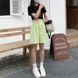 タック入りショートパンツ レディース ボトムス | Amulet | 詳細画像14 