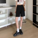 タック入りショートパンツ レディース ボトムス | Amulet | 詳細画像4 