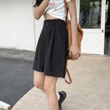 タック入りショートパンツ レディース ボトムス | Amulet | 詳細画像7 