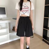 タック入りショートパンツ レディース ボトムス | Amulet | 詳細画像9 