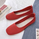 カジュアルフラットパンプス レディース シューズ | Amulet | 詳細画像16 