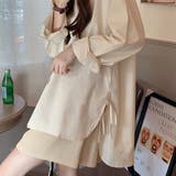 サイドスリットリボンブラウス レディース トップス | Amulet | 詳細画像12 