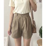 タック入りキュロットパンツ レディース ボトムス | Amulet | 詳細画像6