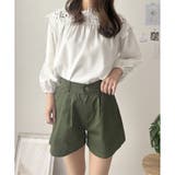 タック入りキュロットパンツ レディース ボトムス | Amulet | 詳細画像7
