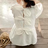 バックリボンブラウス レディース トップス | Amulet | 詳細画像10 