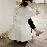 バックリボンブラウス レディース トップス | Amulet | 詳細画像2 