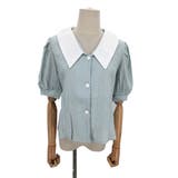 バイカラーフェミニンブラウス レディース トップス | Amulet | 詳細画像17 