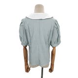 バイカラーフェミニンブラウス レディース トップス | Amulet | 詳細画像19 