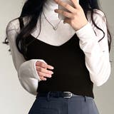 ショート丈ニットキャミソール レディース トップス | Amulet | 詳細画像2 