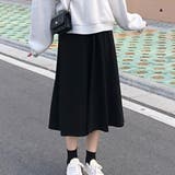シンプルAラインスカート レディース ボトムス | Amulet | 詳細画像9