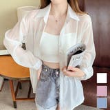 シースルー長袖シャツ レディース トップス | Amulet | 詳細画像1 