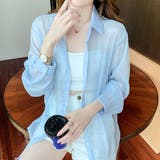 シースルー長袖シャツ レディース トップス | Amulet | 詳細画像14 