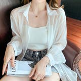 シースルー長袖シャツ レディース トップス | Amulet | 詳細画像4 