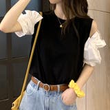 オープンショルダーブラウス 春 夏服 | Amulet | 詳細画像13 