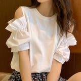 オープンショルダーブラウス 春 夏服 | Amulet | 詳細画像14 