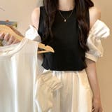 オープンショルダーブラウス 春 夏服 | Amulet | 詳細画像4 