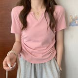 サイドドロストリボンシャツ 春 夏服 | Amulet | 詳細画像9 