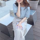 スクエアネックブラウス 春 夏服 | Amulet | 詳細画像13