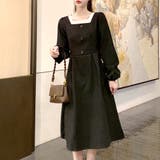 スクエアネックワンピース 春 秋 | Amulet | 詳細画像15 