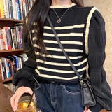 パフスリーブドッキングカットソー 秋 冬 | Amulet | 詳細画像12