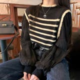 パフスリーブドッキングカットソー 秋 冬 | Amulet | 詳細画像9