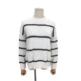 ふわふわボーダーニット 秋 冬 | Amulet | 詳細画像16 