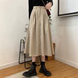 ミモレ丈タックスカート レディース 10代 | Amulet | 詳細画像9