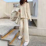 ニットワイドパンツ レディース 10代 | Amulet | 詳細画像3