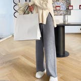 ニットワイドパンツ レディース 10代 | Amulet | 詳細画像9