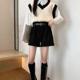 コーデュロイショートパンツ レディース 10代 | Amulet | 詳細画像4