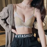 バイカラーノンワイヤーブラジャー&ショーツセット 下着 ランジェリー | Amulet | 詳細画像13