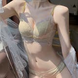 バイカラーノンワイヤーブラジャー&ショーツセット 下着 ランジェリー | Amulet | 詳細画像8