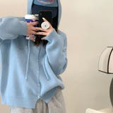 シンプルニットパーカー 春 秋 | Amulet | 詳細画像3 