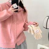 シンプルニットパーカー 春 秋 | Amulet | 詳細画像4 