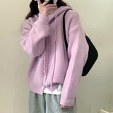 シンプルニットパーカー 春 秋 | Amulet | 詳細画像6 