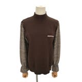 チェック袖切り替えニット レディース 10代 | Amulet | 詳細画像16 