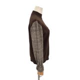 チェック袖切り替えニット レディース 10代 | Amulet | 詳細画像17 