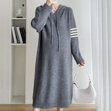 カジュアルニットワンピース レディース 10代 | Amulet | 詳細画像8 