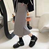 ロングスリットニットスカート レディース 10代 | Amulet | 詳細画像10