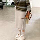 ロングスリットニットスカート レディース 10代 | Amulet | 詳細画像11