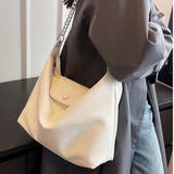 ホワイト | ビッグチェーンショルダーバッグ レディース 10代 | Amulet