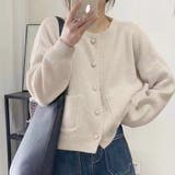 ショート丈2wayカーディガン レディース 10代 | Amulet | 詳細画像9 