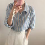 ストライプシャツ レディース 10代 | Amulet | 詳細画像14 