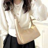 ゴールド | ギャザーショルダーバッグ レディース 10代 | Amulet