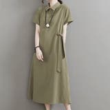 サイドリボンシャツワンピース レディース 10代 | Amulet | 詳細画像13 