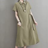 サイドリボンシャツワンピース レディース 10代 | Amulet | 詳細画像15 