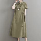 サイドリボンシャツワンピース レディース 10代 | Amulet | 詳細画像2 