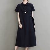 サイドリボンシャツワンピース レディース 10代 | Amulet | 詳細画像3 