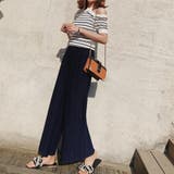 ゆったりプリーツパンツ レディース 10代 | Amulet | 詳細画像3